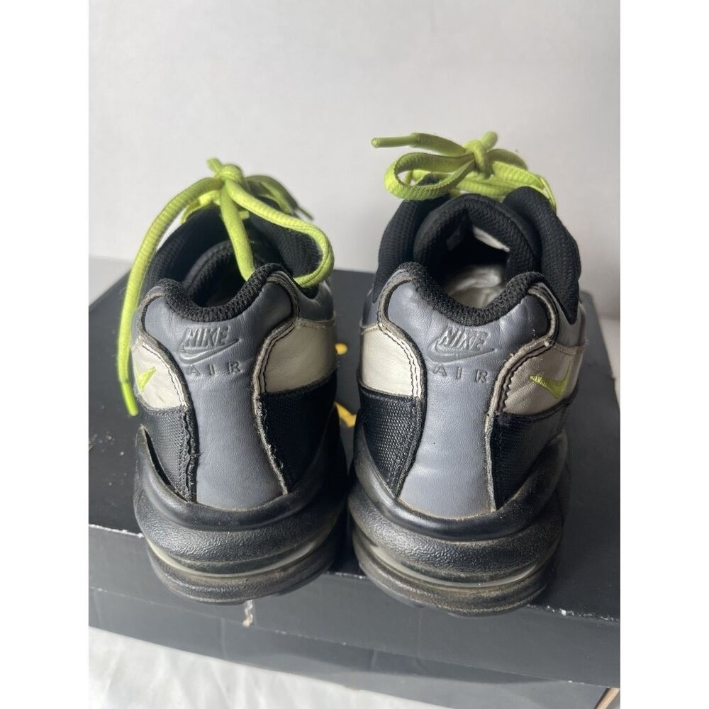 Nike Boys 905348-022 Black Volt Dark Grey Air Max 95 Low Top Size 6.5 Y Sneakers - Picture 4 of 5